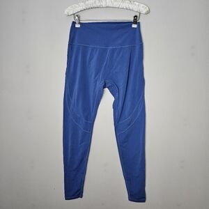 Buffbunny Collection Leggings High Waist Blue Athleisure Casual Workout Solid